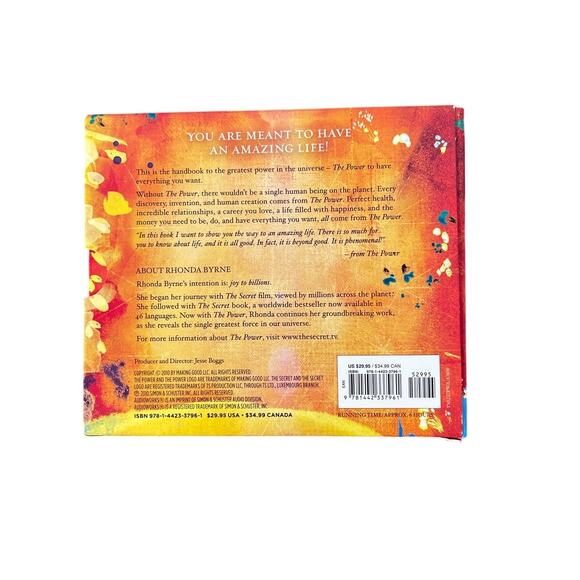 The Power by Rhonda Byrne CD Audiobook Pre-owned Excellent Condition - Picture 2 of 7